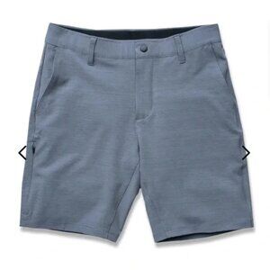 Bylt Men's Premium Basics Kinetic Shorts Gray Size Medium 9" Inseam Stretch
